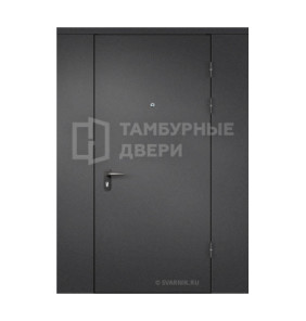 Дверь тамбурная входная модель Венге с ручками ТД-45
