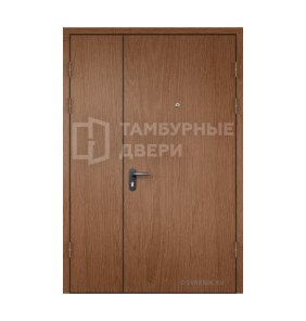 Дверь входная утепленная с терморазрывом дуб эконом в коттедж ТД-214